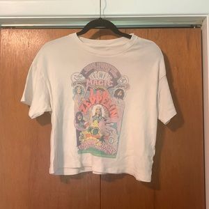 Led Zeppelin Cropped Graphic Tee